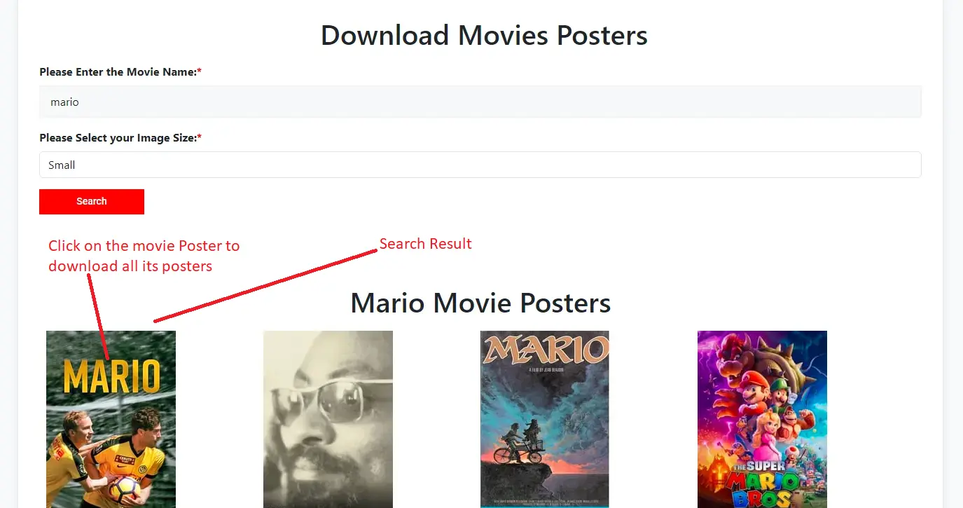 Mario Movie Posters Download Process