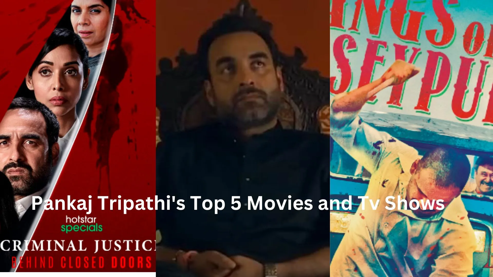 Pankaj Tripathi Top 5 Movies and Tv Shows