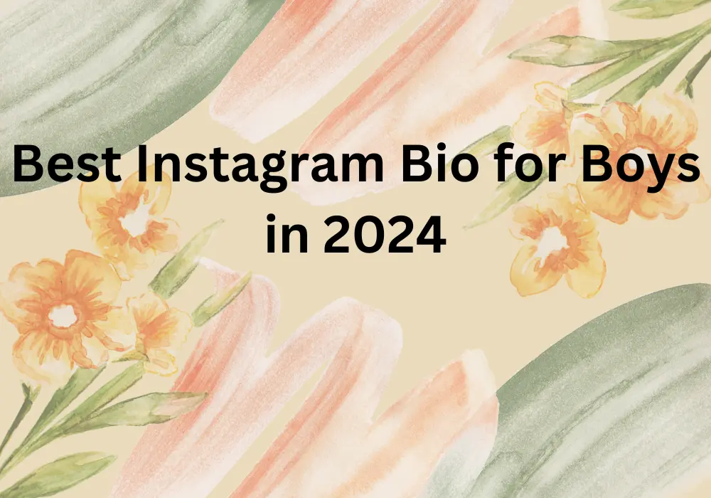 Best Instagram Bio For Boys In 2024