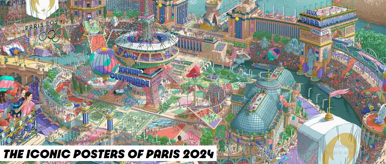 Paris Olympic Poster 2024